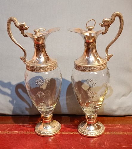 Coppia caraffe buton anni - caraffe,