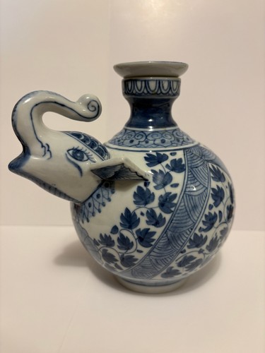 Vintage blue white floral - vintage,