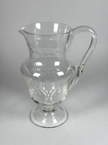 Caraffa vetro inciso vintage - vetro,