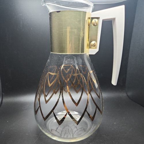 Vintage caraffe lid gold - lid,