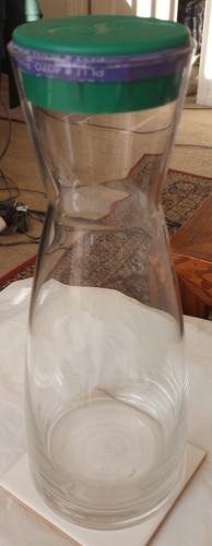 Blown glass caraffe