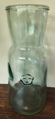 Vintage green glass - vintage, vase