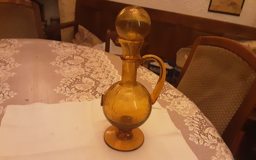 Rochere brown blow glass - brown,