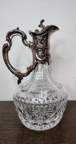 Antique cut crystal claret - antique,